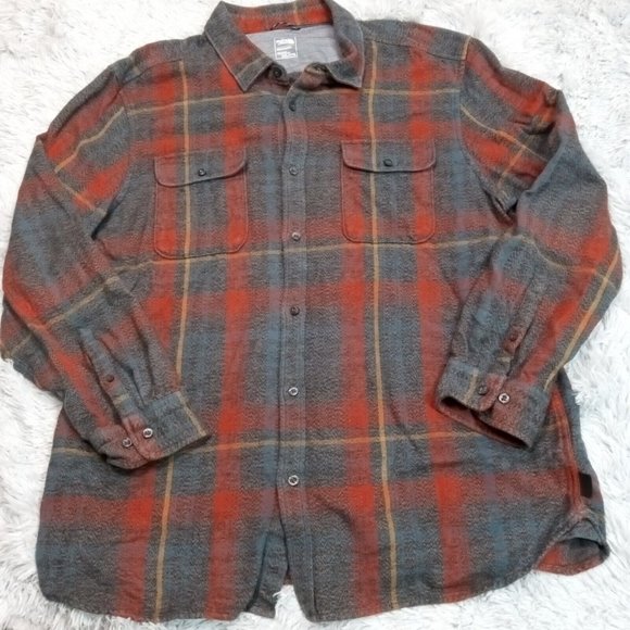 The North Face Mens Shirt 2XL Button Up Plaid Multicolor‎ Chest Pockets XXL - Picture 1 of 11